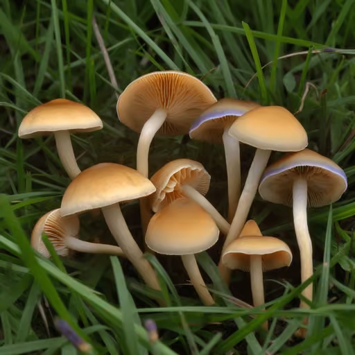 Fairy ring mushroom (Marasmius oreades)