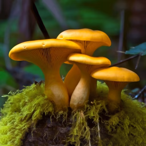 Golden Chanterelle (Cantharellus cibarius)