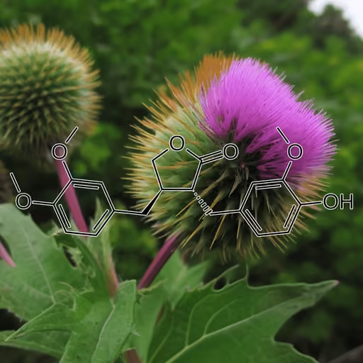 Greater burdock (Arctium lappa)