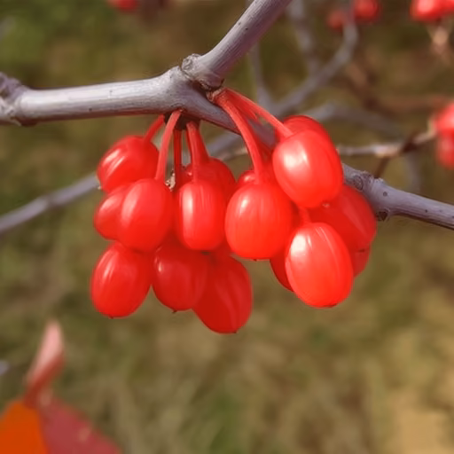 Japanese cornel (Cornus officinalis)