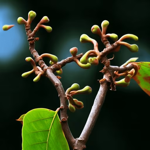 Japanese raisin tree (Hovenia dulcis)
