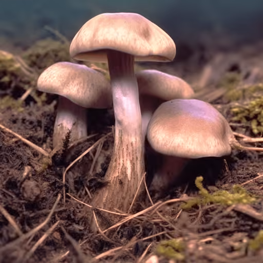 Lilac oysterling (Panus conchatus)