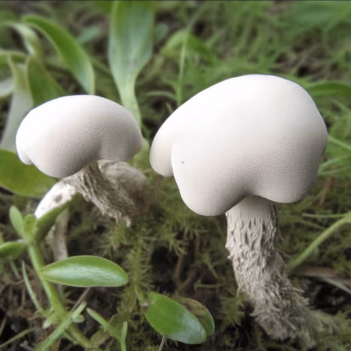 Meadow puffball (Vascellum pratense)