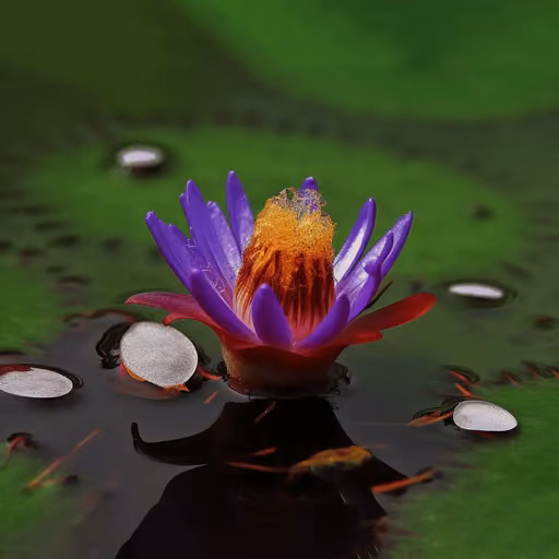 Prickly water lily (Euryale ferox)
