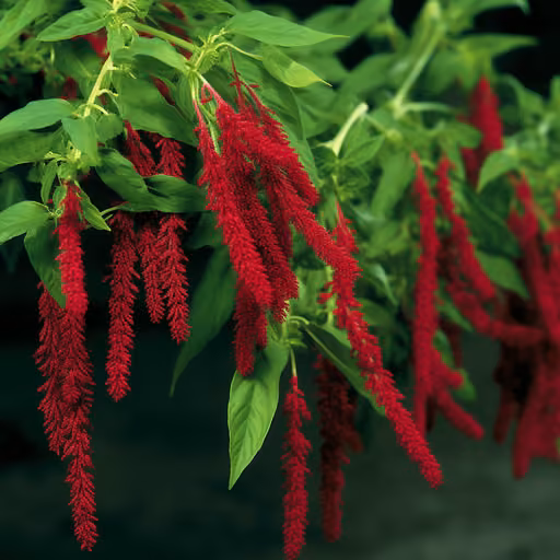Purple amaranth (Amaranthus cruentus)