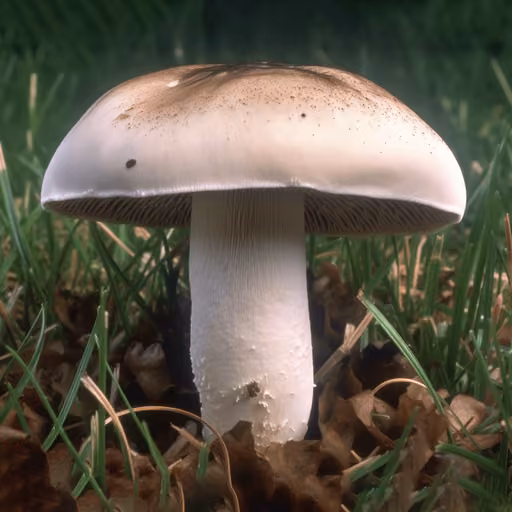 White button mushroom (Agaricus bisporus)
