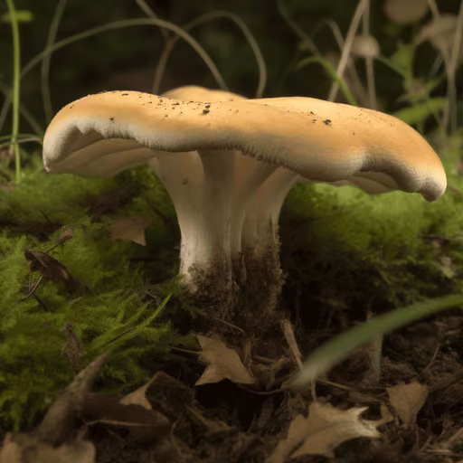 Wood hedgehog (Hydnum repandum)