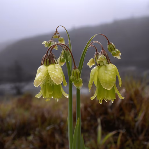 Yellow Himalayan fritillary (Fritillaria cirrhosa)
