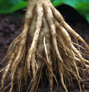 Asparagus racemosus – Adaptogenic herb in Interstellar Blends, enhancing reproductive health, immune function, and stress resilience.