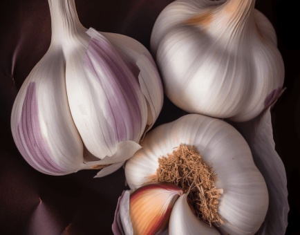 Allium sativum – A striking capture of Allium sativum (Garlic), a potent antimicrobial and cardiovascular-supporting herb in Interstellar Blends.