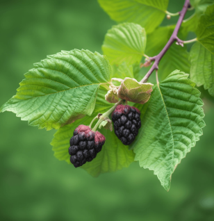 Mulberry (Morus) – Blood sugar-balancing fruit in Interstellar Blends, promoting heart health and longevity.