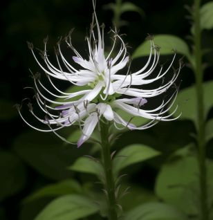 Orthosiphon stamineus – A detailed photo of Orthosiphon stamineus (Java Tea), a powerful herbal diuretic in Interstellar Blends.