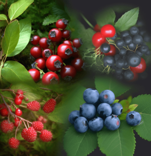 Vaccinium Arctostaphylos – A rare, nutrient-rich berry plant featured in Interstellar Blends' herbal formulations, known for its potent antioxidant and health-boosting properties