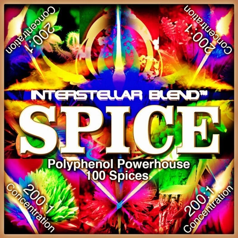 SPICE combines 100 spices, each rich in polyphenols—potent antioxidants known for their health benefits. Spices like cloves, star anise, and peppermint are among the top sources of polyphenols, delivering unparalleled antioxidant power to combat oxidative stress, reduce inflammation, and support cellular health, longevity, and vitality at a profound level.