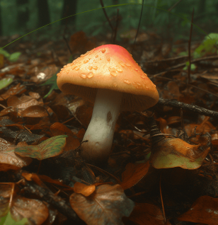 Hoelen (Poria Mushroom) – Traditional fungus in Interstellar Blends, promoting gut health, immune balance, and stress reduction.