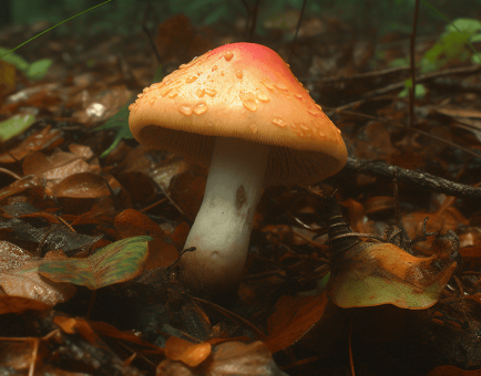 Hoelen (Poria Mushroom) – Traditional fungus in Interstellar Blends, promoting gut health, immune balance, and stress reduction.