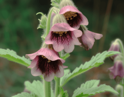 Rehmannia glutinosa – A detailed image of Rehmannia glutinosa, an herb in Interstellar Blends for adrenal and kidney support.