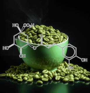 Chlorogenic acid (CGA) – Metabolism-boosting compound in Interstellar Blends, supporting weight loss and heart health.