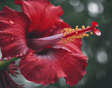 Hibiscus sabdariffa – A striking shot of Hibiscus flowers, included in Interstellar Blends for heart health and antioxidant properties.