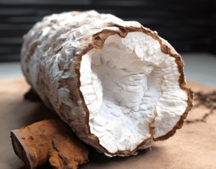 Poria cocos – A detailed image of Poria cocos, a medicinal fungus in Interstellar Blends for immune modulation and gut health.