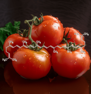 Lycopene – A close-up of Lycopene, a carotenoid in Interstellar Blends for cardiovascular and prostate health.