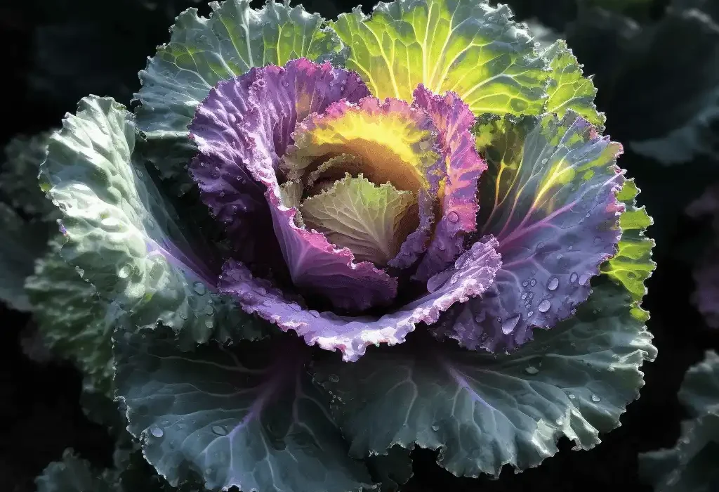 Brassica oleracea (Wild Cabbage, Cruciferous Vegetable Family) – Nutrient-rich vegetable in Interstellar Blends, supporting detoxification, hormonal balance, and antioxidant defense.