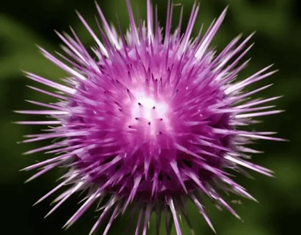 Egyptian Silybum marianum (Milk Thistle) – Powerful liver-supporting herb in Interstellar Blends, promoting detoxification, antioxidant defense, and metabolic health.