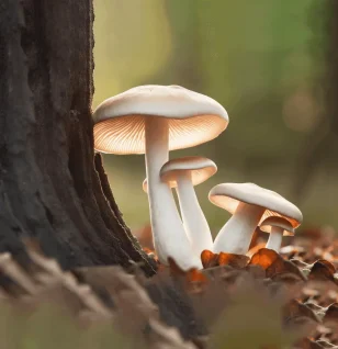 Pleurotus eryngii (King Oyster Mushroom) – Medicinal mushroom in Interstellar Blends, supporting immune function and cognitive health.
